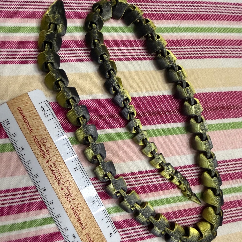 SNAKE, 3D Printed, Articulated, One of a Kind